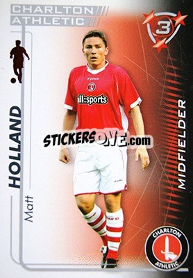 Sticker Matt Holland - Shoot Out Premier League 2005-2006 - Magicboxint