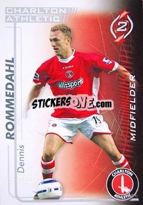 Sticker Dennis Rommedahl - Shoot Out Premier League 2005-2006 - Magicboxint