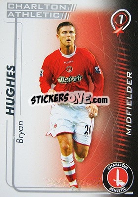 Sticker Bryan Hughes - Shoot Out Premier League 2005-2006 - Magicboxint