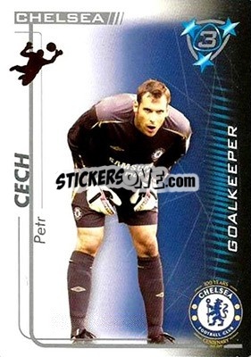 Sticker Petr Cech - Shoot Out Premier League 2005-2006 n. 110 - Magicboxint
