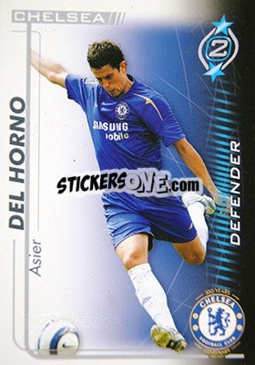 Sticker Asier Del Horno - Shoot Out Premier League 2005-2006 - Magicboxint