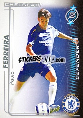 Sticker Paulo Ferreira - Shoot Out Premier League 2005-2006 n. 116 - Magicboxint