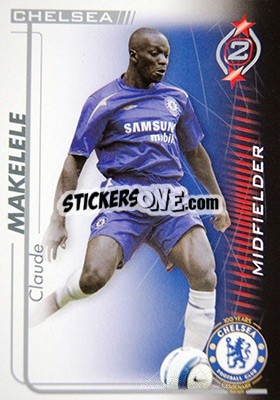 Sticker Claude Makelele - Shoot Out Premier League 2005-2006 n. 117 - Magicboxint