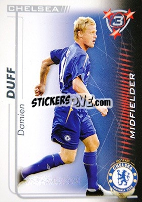 Sticker Damien Duff - Shoot Out Premier League 2005-2006 n. 120 - Magicboxint