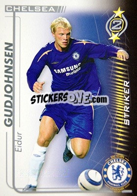 Cromo Eidur Gudjohnsen - Shoot Out Premier League 2005-2006 - Magicboxint