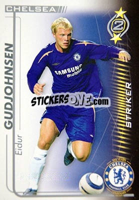 Sticker Eidur Gudjohnsen - Shoot Out Premier League 2005-2006 n. 125 - Magicboxint