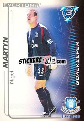 Sticker Nigel Martyn - Shoot Out Premier League 2005-2006 - Magicboxint