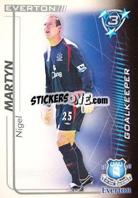 Sticker Nigel Martyn - Shoot Out Premier League 2005-2006 n. 127 - Magicboxint