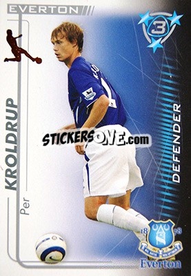Sticker Per Kroldrup - Shoot Out Premier League 2005-2006 n. 128 - Magicboxint