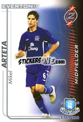 Sticker Mikel Arteta - Shoot Out Premier League 2005-2006 n. 133 - Magicboxint
