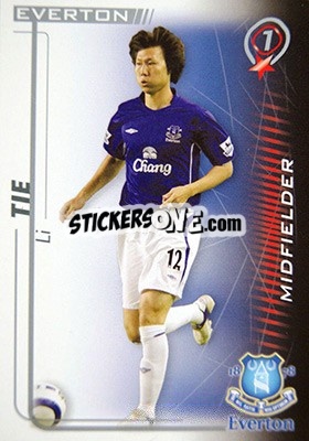 Sticker Li Tie - Shoot Out Premier League 2005-2006 - Magicboxint