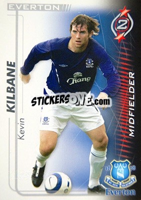 Cromo Kevin Kilbane - Shoot Out Premier League 2005-2006 n. 136 - Magicboxint