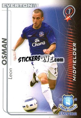 Sticker Leon Osman - Shoot Out Premier League 2005-2006 n. 138 - Magicboxint