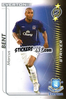 Figurina Marcus Bent - Shoot Out Premier League 2005-2006 n. 141 - Magicboxint