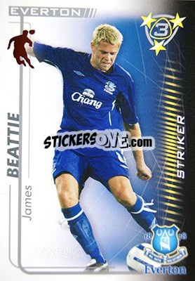 Sticker James Beattie - Shoot Out Premier League 2005-2006 - Magicboxint