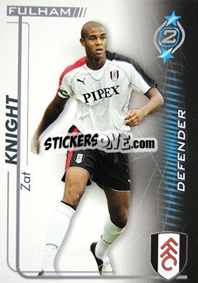 Sticker Zat Knight - Shoot Out Premier League 2005-2006 - Magicboxint