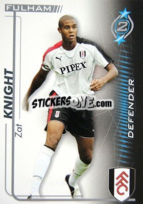 Sticker Zat Knight - Shoot Out Premier League 2005-2006 n. 148 - Magicboxint