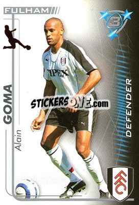 Sticker Alain Goma - Shoot Out Premier League 2005-2006 - Magicboxint