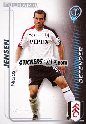 Sticker Niclas Jensen - Shoot Out Premier League 2005-2006 - Magicboxint
