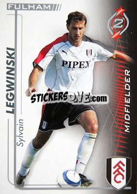 Sticker Sylvain Legwinski - Shoot Out Premier League 2005-2006 n. 154 - Magicboxint