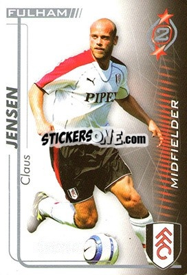 Sticker Claus Jensen - Shoot Out Premier League 2005-2006 - Magicboxint