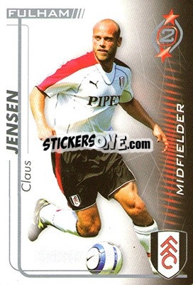 Sticker Claus Jensen - Shoot Out Premier League 2005-2006 n. 157 - Magicboxint