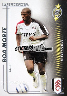 Sticker Luis Boa Morte - Shoot Out Premier League 2005-2006 - Magicboxint
