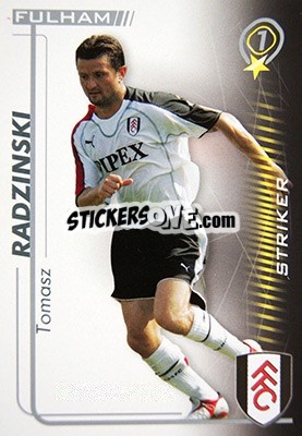 Sticker Tomasz Radzinski - Shoot Out Premier League 2005-2006 n. 161 - Magicboxint