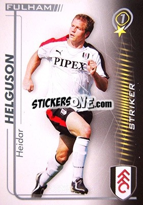 Cromo Heidar Helguson - Shoot Out Premier League 2005-2006 - Magicboxint