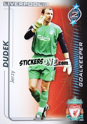 Sticker Jerzy Dudek - Shoot Out Premier League 2005-2006 n. 163 - Magicboxint