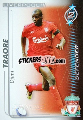 Sticker Djimi Traore - Shoot Out Premier League 2005-2006 - Magicboxint