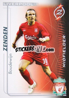 Cromo Boudewijn Zenden - Shoot Out Premier League 2005-2006 - Magicboxint