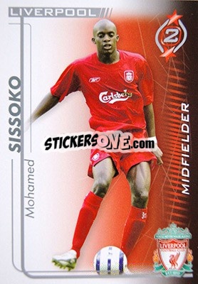 Cromo Mohamed Sissoko - Shoot Out Premier League 2005-2006 - Magicboxint