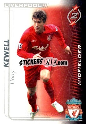 Sticker Harry Kewell - Shoot Out Premier League 2005-2006 n. 176 - Magicboxint