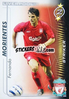 Sticker Fernando Morientes - Shoot Out Premier League 2005-2006 n. 179 - Magicboxint