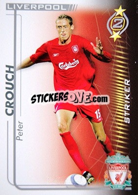 Sticker Peter Crouch - Shoot Out Premier League 2005-2006 n. 180 - Magicboxint
