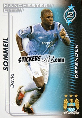 Sticker David Sommeil - Shoot Out Premier League 2005-2006 n. 182 - Magicboxint