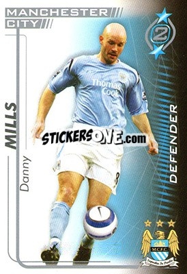 Sticker Danny Mills - Shoot Out Premier League 2005-2006 - Magicboxint