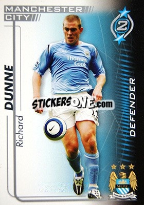 Sticker Richard Dunne - Shoot Out Premier League 2005-2006 n. 188 - Magicboxint