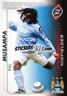 Figurina Kiki Musampa - Shoot Out Premier League 2005-2006 n. 192 - Magicboxint