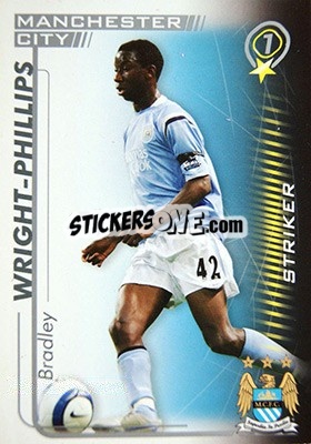 Sticker Bradley Wright-Phillips - Shoot Out Premier League 2005-2006 n. 196 - Magicboxint