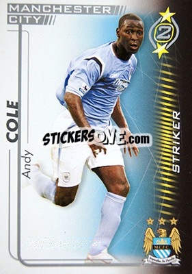 Sticker Andy Cole - Shoot Out Premier League 2005-2006 - Magicboxint