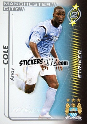 Sticker Andy Cole - Shoot Out Premier League 2005-2006 n. 197 - Magicboxint