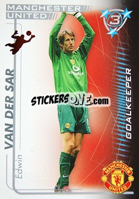 Sticker Edwin van der Sar - Shoot Out Premier League 2005-2006 n. 199 - Magicboxint