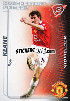 Sticker Roy Keane - Shoot Out Premier League 2005-2006 n. 209 - Magicboxint