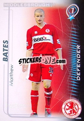 Cromo Matthew Bates - Shoot Out Premier League 2005-2006 - Magicboxint