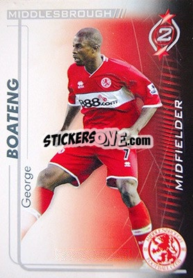Cromo George Boateng - Shoot Out Premier League 2005-2006 - Magicboxint