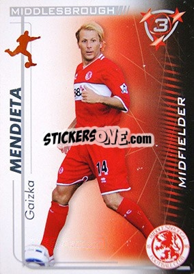 Cromo Gaizka Mendieta - Shoot Out Premier League 2005-2006 - Magicboxint