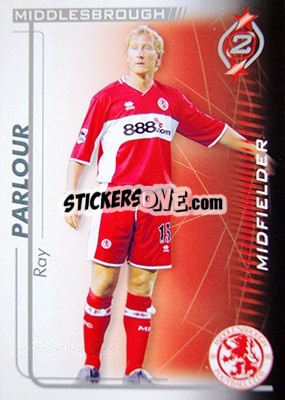 Sticker Ray Parlour - Shoot Out Premier League 2005-2006 - Magicboxint