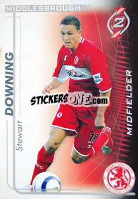 Sticker Stewart Downing - Shoot Out Premier League 2005-2006 - Magicboxint